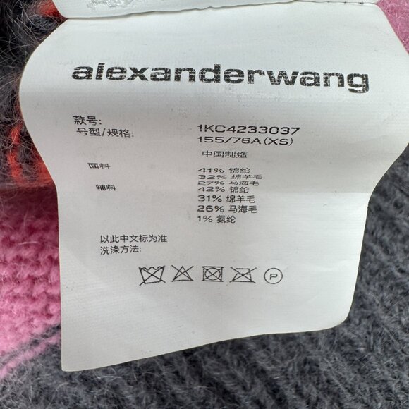 ALEXANDER WANG Brushed Mohair Oversized Cardigan - Picture 6 of 8